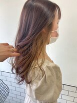 エマエコル(Emma ecole)&nbsp;Emma ecole インナーカラーベージュ ピンクカラー by.高橋