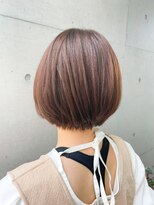 アチーブ ヘア デザイン(achieve hair design) 柔らか丸みショートボブ ツヤ髪ナチュラルブラウン