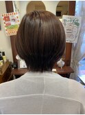 前下がりショートボブ［生駒市美容室］［40代50代60代］