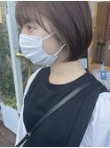 大人グレージュショートボブ【EARTH鶴岡】