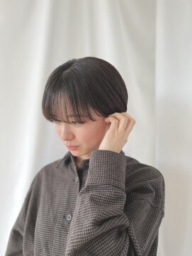 カーフリヘア ウル 千葉店(Kahuli hair Ulu) ショート×耳掛け