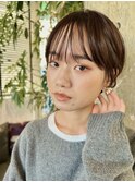 耳掛けコンパクトショート/前髪あり/表参道/30代40代50代