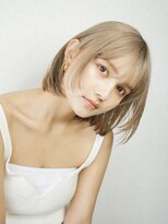 リベラ(LIBERA)&nbsp;【TARO】大人可愛いミルクティマッシュウルフ レイヤーカット