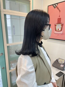 アミート(ameet) 大人可愛いブルーブラック