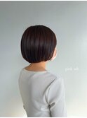 松山市/20代/30代/40代/可愛い組み合わせ！ピンクアッシュ×ボブ