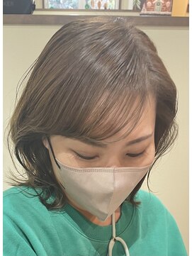 ラテ 上尾(Latte) ふんわりミディアム　ライトグレージュ