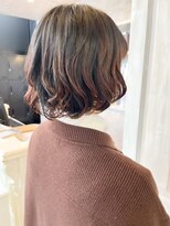 キャアリー(Caary)&nbsp;福山人気ボブパーマ大人ふんわり春ニュアンスパーマ10代20代30代