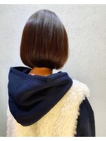 ユニック ウメダ(unique UMEDA)&nbsp;タンバルモリ＋韓国ボブ+ブラウンベージュ＋梅田韓国ボブ