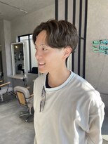 ムード カナザワ(mood kanazawa)&nbsp;20代/30代/カーキベージュ／メンズパーマ