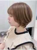 丸み×ショートボブ