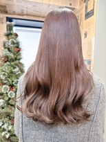 シック(Chic) ミディアムベージュ大人ガーリー韓国ヘアーロブショコラアッシュ