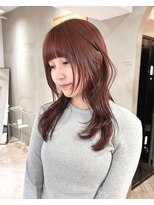 ローレン(LOREN)&nbsp;前髪/アンブレラカラー/こなれミディ/イメチェン/ウェーブパーマ