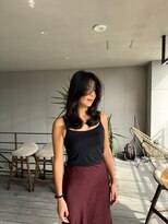 リバレッジ 広尾(Leverage)&nbsp;大人外国人風セミロングレイヤー：Maho Toda