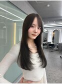 博多/福岡/韓国ヘア/前髪顔周りカット/レイヤー/透明感カラー