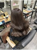 艶髪アッシュグレージュカラー