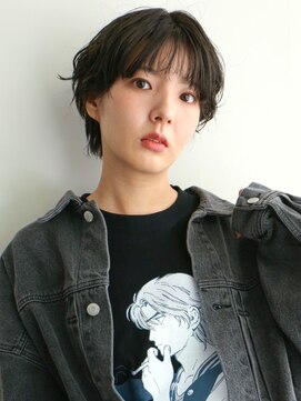 オッジ 西新店(Oggi) ショートパーマ ニュアンスパーマ 似合わせカット アッシュ 20代