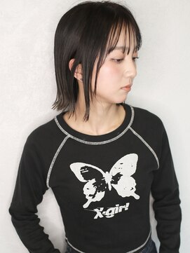 バース(BIRTH) 天神【BIRTH】シースルーワイドバング×外ハネボブ　4