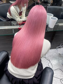 スワイ(SWAY) ピンク/ブリーチ/髪質改善/ボブウルフ/エクステ/ダブルカラー