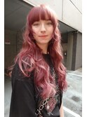 チェリーピンクロングヘア