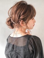 着物シニヨンハーフアップモテ髪ヘアセット表参道#05af0610