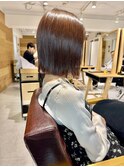 大人切りっぱなしボブ