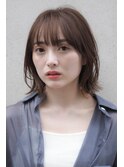 スッキリ前髪ストレート