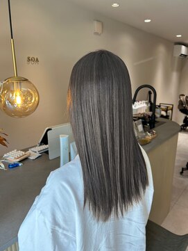 ソア(SOA) ブリーチなしグレージュ