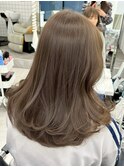 オリーブグレージュ  グレージュ  赤み消しカラー