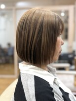 フルブルーム 東林間(fullbloom)&nbsp;ボブカットアンブレラカラーケアブリーチくすみベージュ
