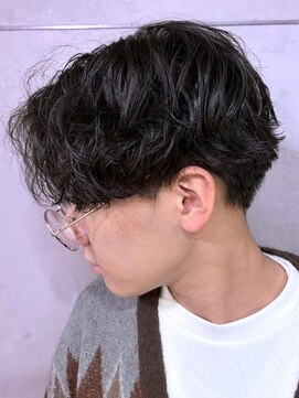 ニュアンスパーマ マッシュ 刈り上げ ショートマッシュ【札幌】