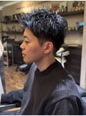 MEN’S HAIR/サーフカール/刈り上げセンターパート/瀬田