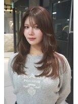 ロンドメリア 天神大名店(Lond Melia) 黒髪カタログ/オリーブグレー/ココアベージュ/小顔に見せるヘア