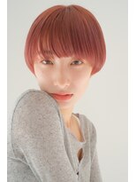 ガリカ 横浜(Gallica)&nbsp;大人ショートボブぱっつん前髪/チェリーブラウン/イメチェン