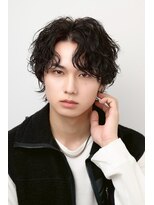 ブラック 横浜(BLUCK) 横浜駅/学割U24/メンズサロン/フェザーパーマ/シャドウパーマ