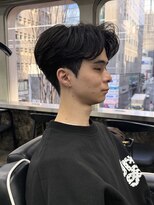 ニコ トウキョウ ロジック(nico TOKYO Logic)&nbsp;メンズセンターパートニュアンスパーマフェザーパーマ