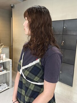 ヘアー アイス ルーチェ(HAIR ICI LUCE) ロングパーマ/パーマ/スモーキーブラウン/春カラー/堀場