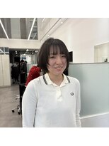 ニトバイアンキシム ボブ(nit by AHNKISM) 小顔効果レイヤースタイル♪