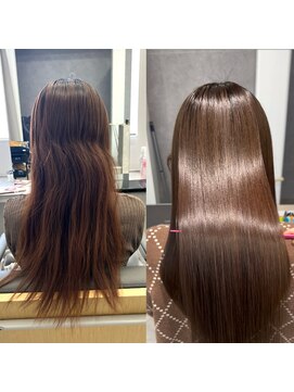 ユニクオン 金沢香林坊(UNIKUON) 艶髪　髪質改善　超高濃度水素カラー　シルクストレート
