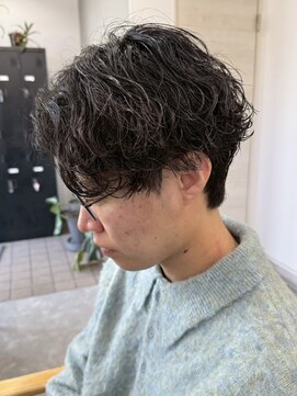 フゥ 宇都宮戸祭(FeU) 宇都宮メンズカットメンズパーマ波巻きスパイラルパーマツイスパ