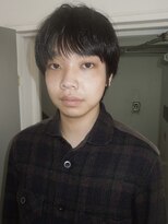 丹 men's short style 【野暮ったさを残す】
