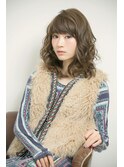 外国人風グレージュ×ゆるふわボブ×韓国ウェーブ