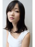 伸ばしかけミディアムヘア☆銀座美容室