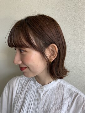 アピッシュ 国分寺(apish) お洒落女性の透明感外ハネボブ【apish長谷川祐三】