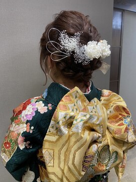 リリ(Liri material care salon by JAPAN) 成人式まとめ髪