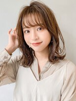 アグノス 青山(Agnos) イメチェンフェミニンダークアッシュチェリーブラウンモード