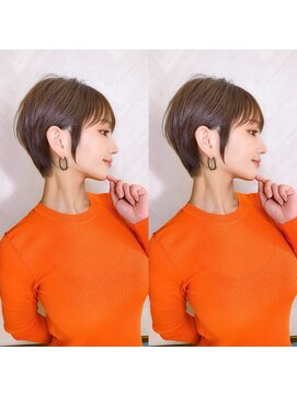 ロンド ストラーダ 心斎橋(Lond strada) ショート×ハイライト白髪ぼかし×シルキーベージュ[心斎橋]