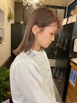 ステア メゾン(stir maison)&nbsp;ミルクティーベージュ/ブリーチヘア/ダブルカラー