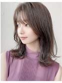 くびれレイヤー似合わせ小顔カット/ ワンカールパーマ