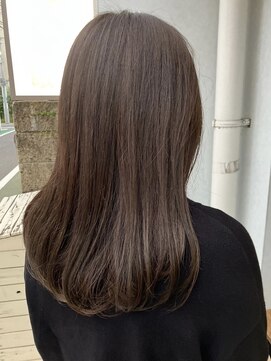 イリル バイ レシッド 自由が丘(ibrel by rcid) ワンカールスタイル ココアベージュ フェミンロング