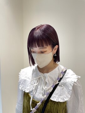 ニール 名古屋 伏見 丸の内(NEELU) 【Neelu】色落ちを楽しみラベンダーピンク